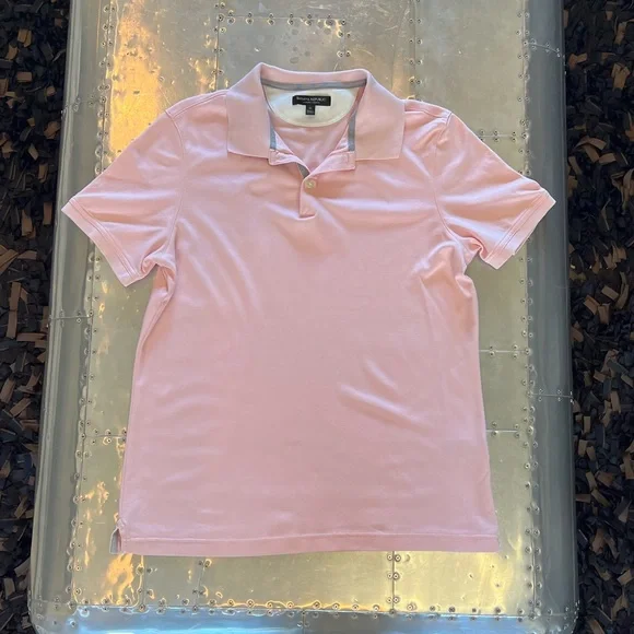 Banana Republic Pink Polo Size Medium - Picture 7 of 7
